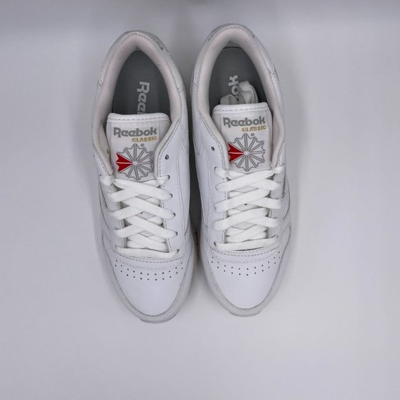 Reebok Classic Leather White Womens Shoes - Picture 5 of 8